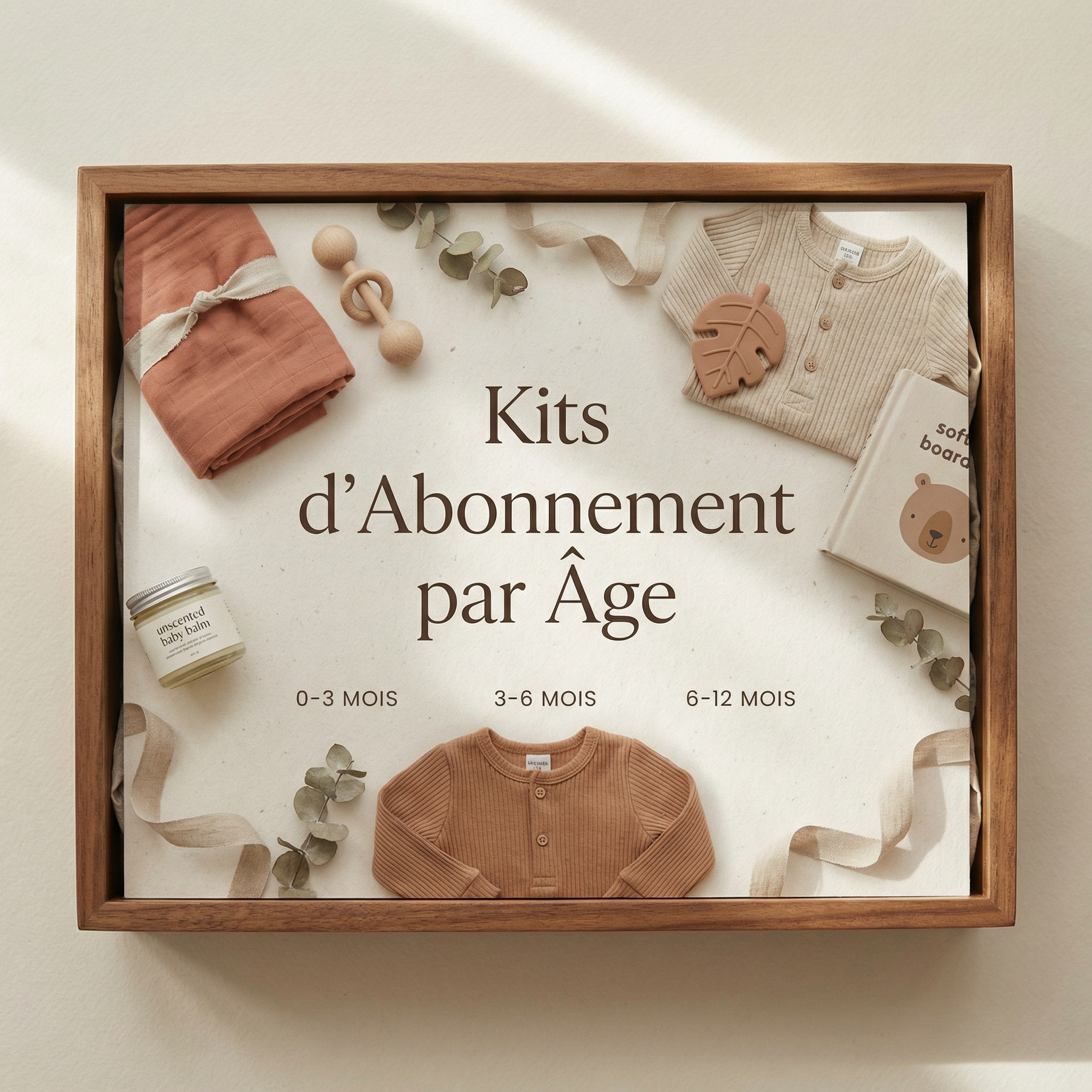 Kit abonnement bébé mensuel curé Les Zéro Trois